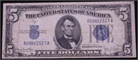 1934 D 5 $ SILVER CERTIFICATE VF