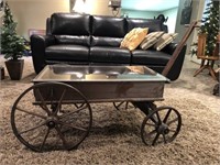 Antique Wooden Wheeled Wagon