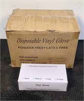 (10) Boxes of Med Pride XL Vinyl Gloves