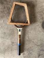 Vintage Wilson Wooden Tennis Racket