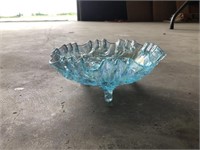 Contemporary 3-Footed Decorative Candy Dish