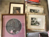 4-Pieces of Framed Contemporary Prints