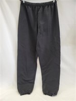 MENS JERZEES TRACK PANTS BLACK MEDIUM