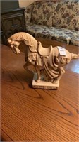 Horse statue 9 inches tall