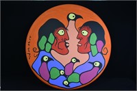 Large Original Norval Morrisseau Painting w COA