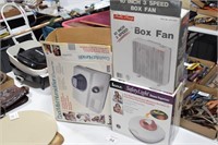 10 Inch Box Fan, Vaporizer & Humidifer