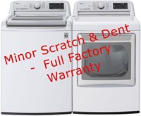 LG smart top load washer/smart elec dryer-QTYx2
