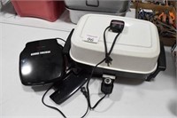 George Foreman Grill & Electric Skillet