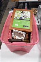 Tote of Assorted Picture Frames