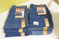 (6) 34x32 Wrangler Jeans