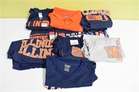 (9) U of I Illini Shirts XL