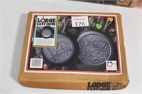Lodge Cast Iron 2-Piece 8 in & 10 In Skillets