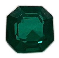 Fancy Octagonal Cut 1.54ct Created Emerald