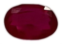Oval Cut 6.67ct Ruby Gemstone