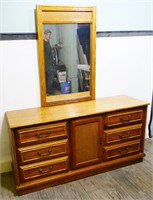 Florida Furniture Industries Dresser with Mirror