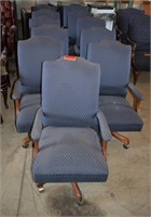 11 Conference Chairs (Blue Cloth)