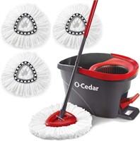 O-Cedar Easywring Microfiber Spin Mop & Bucket
