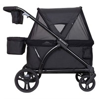 Baby Trend 2-in-1 Stroller Wagon PLUS, Ultra Black