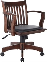 Office Star Deluxe Wood Bankers Desk Chair