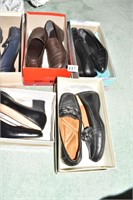 7 1/2 DRESS SHOES 5 PAIRS 3 NEW 2 LIGHT WARE