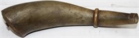 LATE 18TH CENTURY AMERICAN POWDER HORN. ENGRAVED
