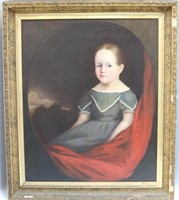 EARLY 19TH CENTURY OIL PAINTING ON CANVAS,