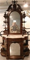 19TH CENTURY ROSEWOOD ÉTAGÈRE WITH MIRRORED TOP