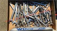 Box of misc. box end wrenches