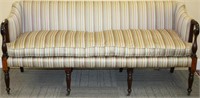AMERICAN FEDERAL STYLE SOFA, LATE 19TH CENTURY,