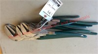 Bundle of (5) channel lock pliers