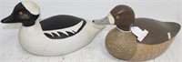 2 CAPTAIN GERALD SMITH DECOYS. ONE IS SIGNED ON