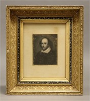 Engraved Portrait of Shakespeare