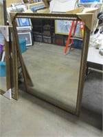 Wall Mirror with Wood Frame