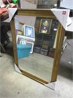 Interiors by Design Wall Mirror with Wood Frame