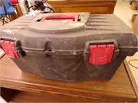 Plastic Tool Box W/Tools