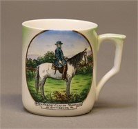 Robert E. Lee, Vintage Hand-Painted Cup
