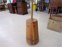 Hand Painted Butter Churn