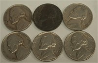 Early Dated Jefferson Nickels