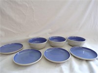 Gibson Sandwhich Plates And Bowls
