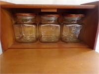 Storage Cabinet W Jars