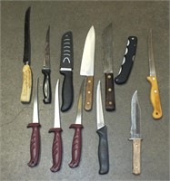 FILET/OTHER KNIVES, INCLUDING RAPALA, MORE
