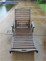 Colton Teak Adjustable Lounge Chair