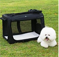 X-ZONE PET 3-Door Folding Soft Dog Crate