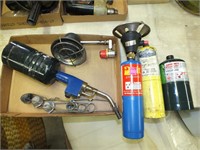PROPANE CANISTERS, HEATERS, MORE