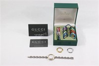 Gucci Authentic Ladies Watch Interchangable Bezels