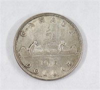 1936 Canadian One Dollar Silver Coin