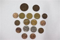 Canadian & World Coins - 1853 - 1942