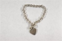 .925 Sterling Chain Link Ladies Bracelet