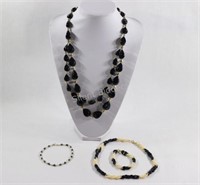 Costume Jewelry Necklace and Bracelets