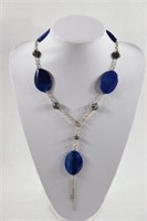 Designer Blue Tone Necklace